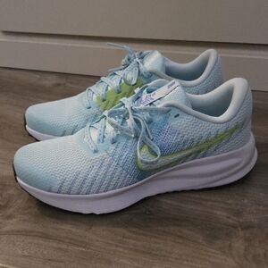 NEW! Nike Run Defy Women's Blue and Green Athletic Shoes